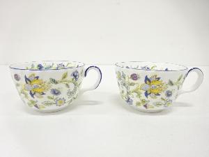 MINTON　ミントン　ハドンホール　ブルー　カップ　ペア